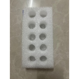 Vỉ xốp vận chuyển trứng gà Rutin tùy kích thước 10 hoặc 20 trứng - dày 3cm