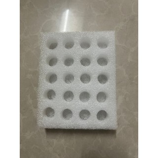 Vỉ xốp vận chuyển trứng gà Rutin tùy kích thước 10 hoặc 20 trứng - dày 3cm