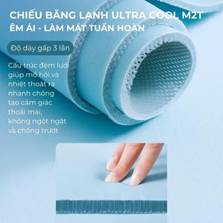 Chiếu điều hòa ULTRA COOL M2T Bedding - Mát lạnh như băng - chiếu điều hòa bọc chun