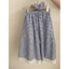 Sét váy áo thun cotton viền cổ kèm chân váy kẻ phối ren cho bé gái từ 12-45kg(2-12 tuổi)