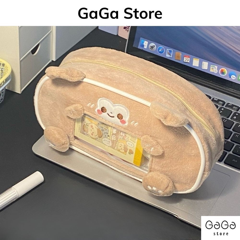 Bóp viết ,hộp bút thú nhồi bông dễ thương học sinh ,sinh viên vừa máy tính cầm tay PKV072 gagastore