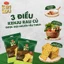 Combo 2 Bánh Kenju kem dẻo túi 186g, Bánh Kenju rau củ túi 192g, Bánh Kẹo Richy