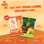 Combo 2-4 bịch Bánh quy Kenju rau củ vị Tôm giòn rụm, Bánh snack ăn vặt, Túi 192g,