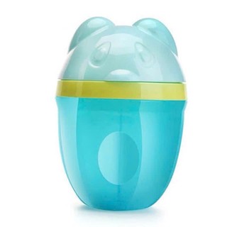 Hộp đựng sữa bột chống ẩm 3 ngăn hình gấu dễ thương dung tích 180g