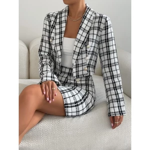 Set Blazer + Quần Short Vải Tweed Nhà Xoài🥭 -DB2240.