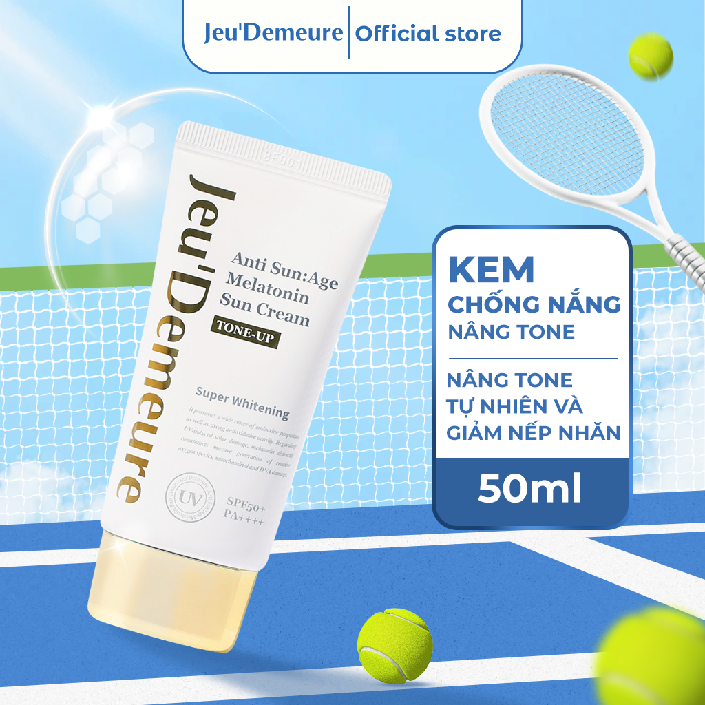 [SALE] Kem chống nắng Nâng Tone - Jeu'Demeure Anti sun:age Melationin Sun Cream Tone-up