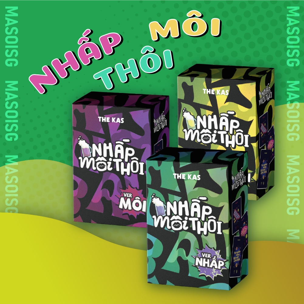 Bộ Bài Nhấp Môi Thôi Drinking Game Giấy Cứng Vui Nhộn Party Game Quên Người Yêu Cũ