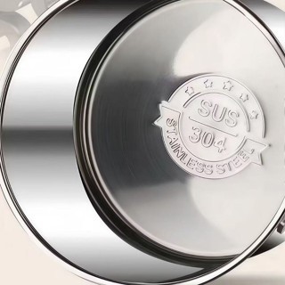 Nồi Inox 304 Cao Cấp bếp từ Chiên Ngập Dầu Chubby Chef 2in1 - Kèm Rổ Chiên Lọc Dầu Nấu Được Bếp Từ an toàn sức khỏe