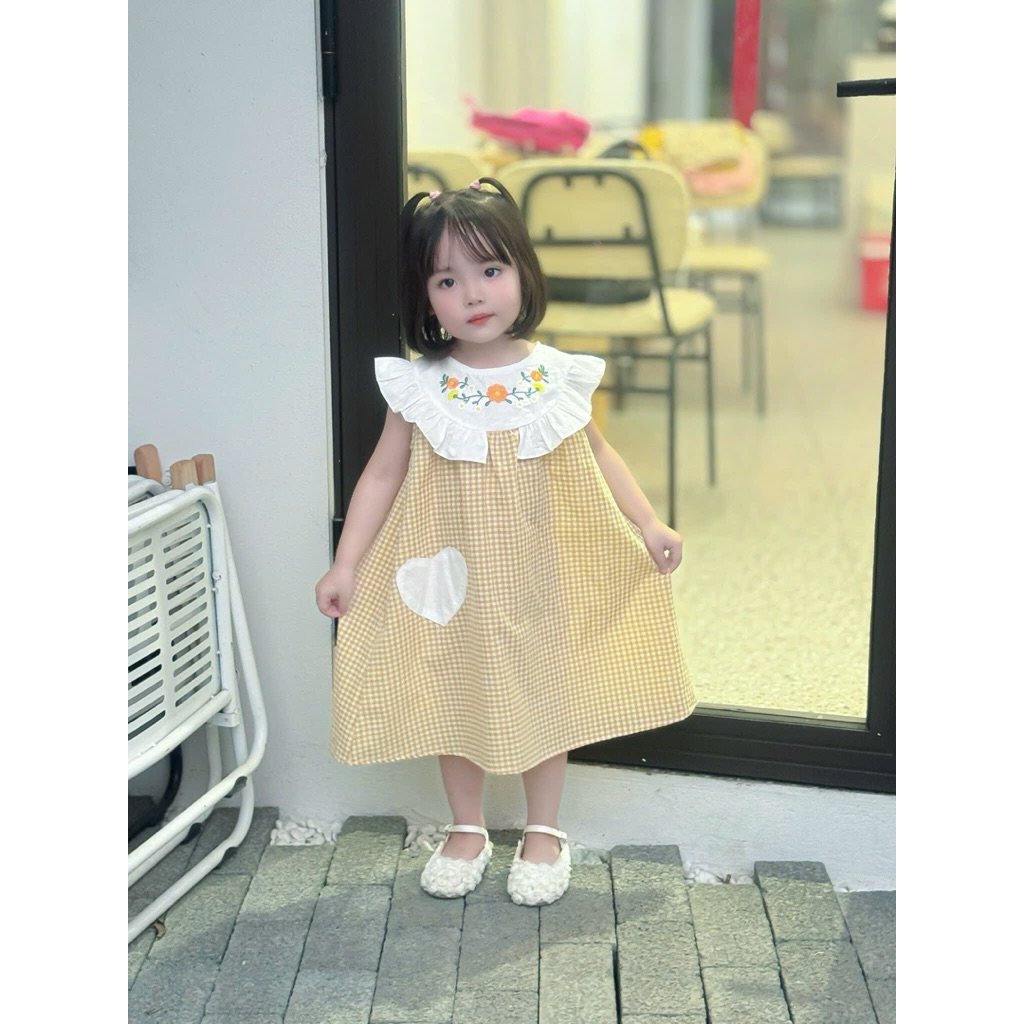 Váy Bé Gái Mùa Hè Mozi Siêu Xinh M43 M54 M66 (Size 80–140, 9–25kg) – Đầm Công Chúa Cho Bé