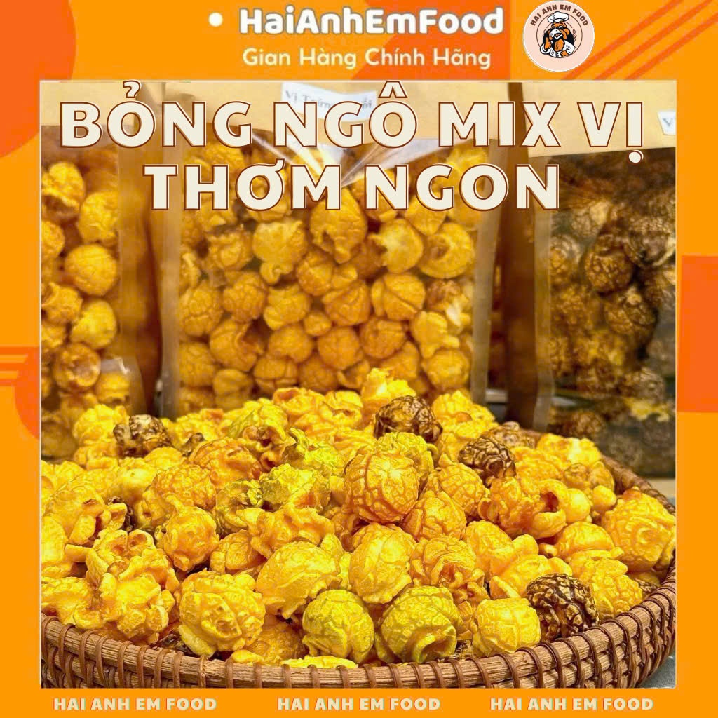 Bắp Rang Bơ, Bỏng Ngô Mỹ Hàng Ngon Loại 1, Bắp Rang Bơ Siêu To Mix Đủ ...