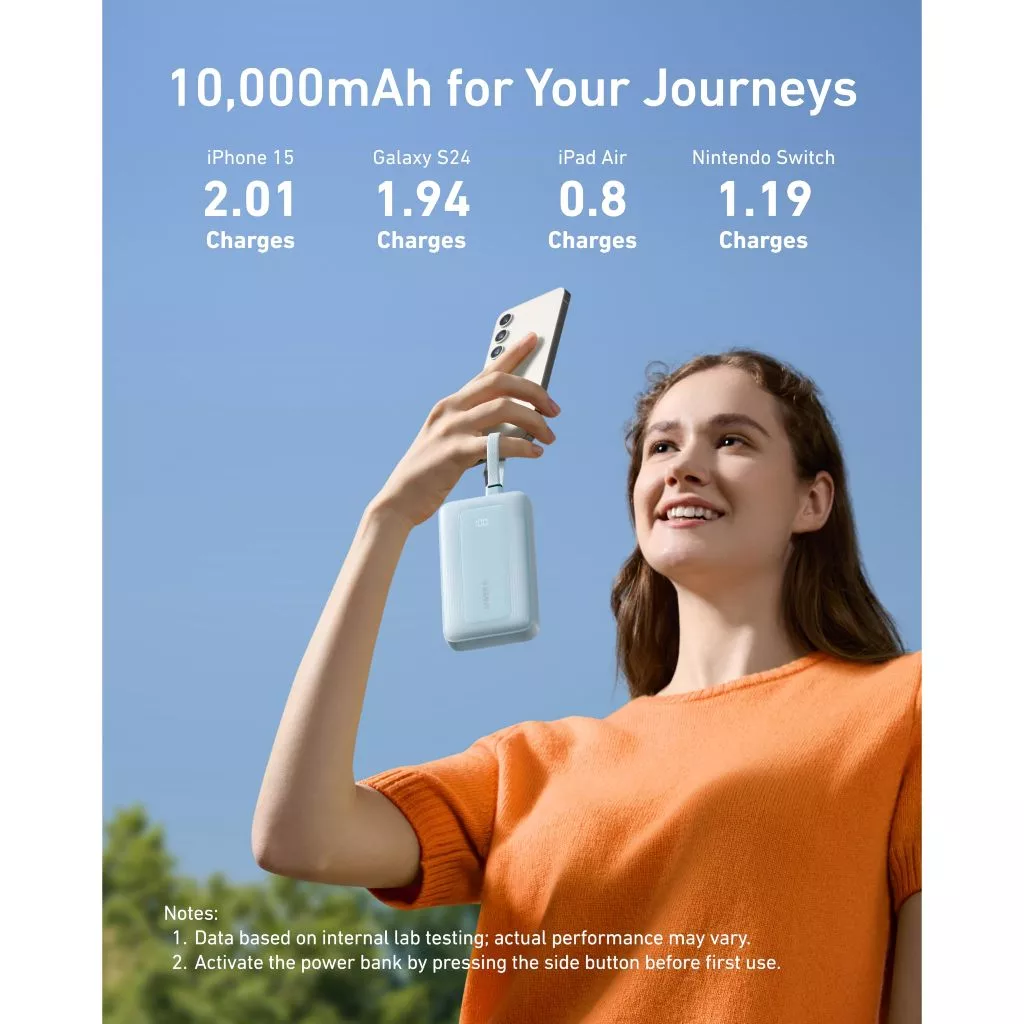 Dung lượng pin 10000mAh