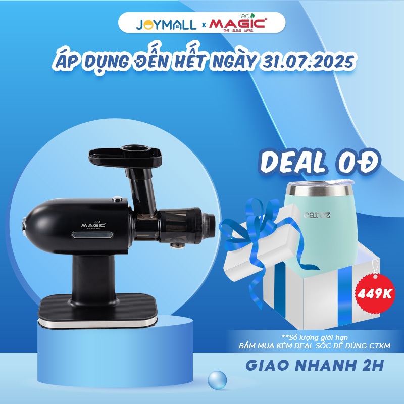 Máy Ép Chậm Trục Ngang MAGIC Eco AC-136, Hàng Chính Hãng, Công Nghệ Ép ...