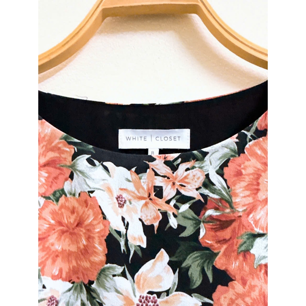 Áo sơ mi hoa nữ dài tay của Mỹ-  2 hand (Size 2XL)