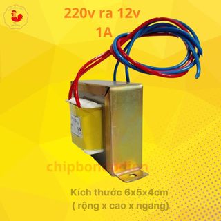Biến thế điện 220v ra 12v cách ly 1Ampe