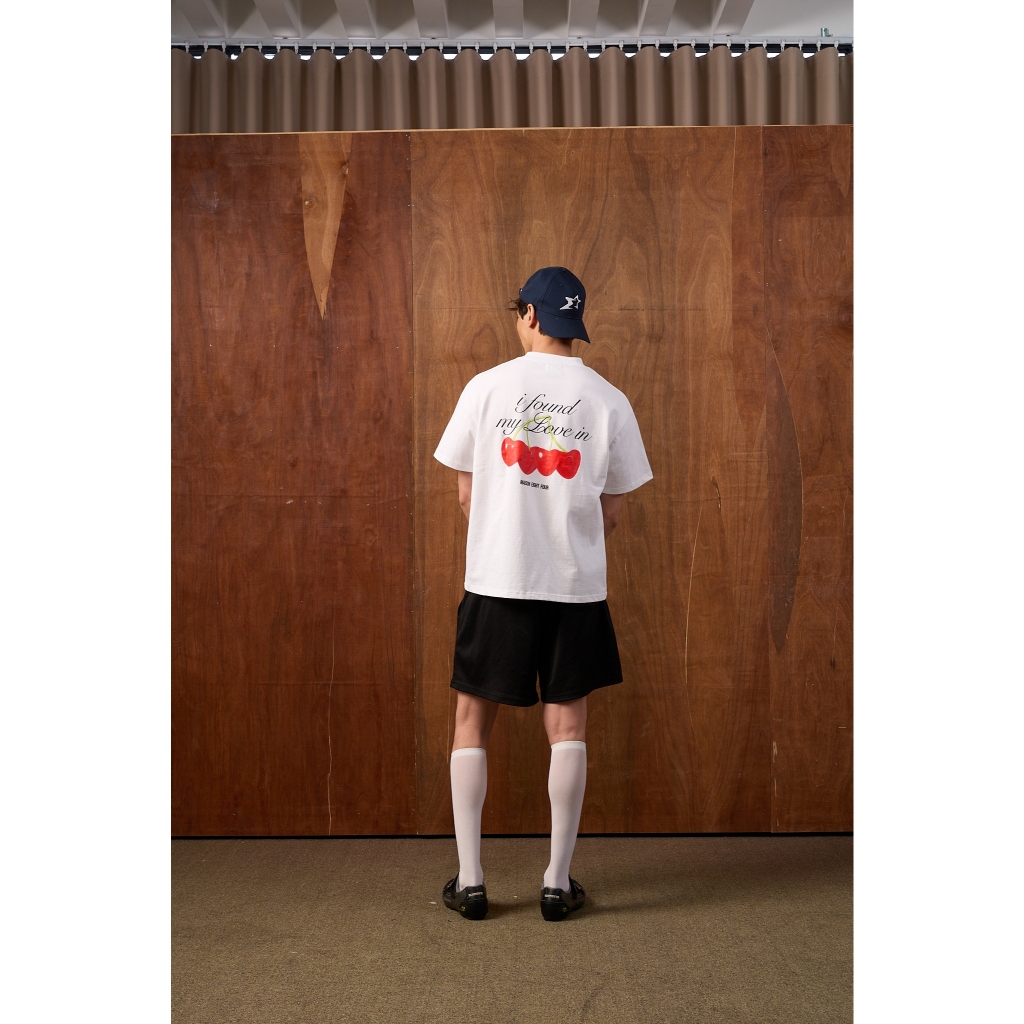 Áo thun CHERRY TEE  - 100% cotton 300gsm [đã xử lý co rút] - MAISON EIGHT FOUR