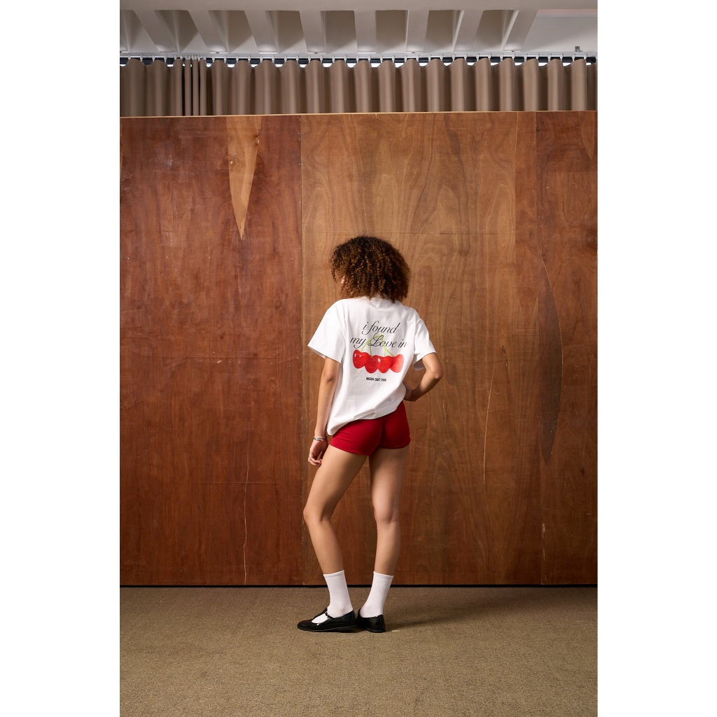 Áo thun CHERRY TEE  - 100% cotton 300gsm [đã xử lý co rút] - MAISON EIGHT FOUR
