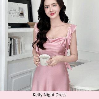 Váy nữ lụa Latin Thượng Hạng Kelly Dress VSecret