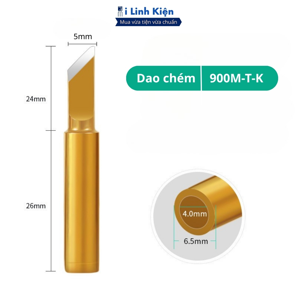 Mũi Hàn 936 Mạ Vàng Cao Cấp Dùng Cho Nhiều Loại Tay Hàn Chất Lượng Cao ILinhkien