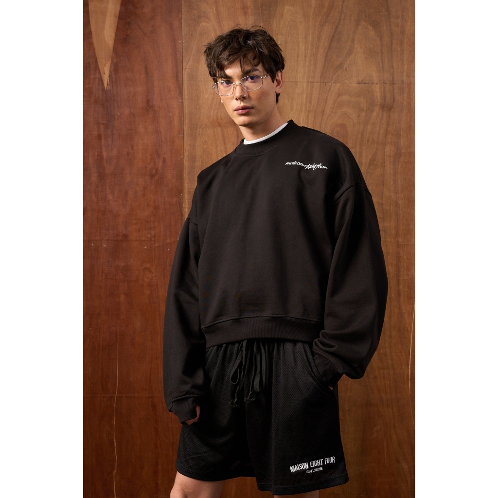 Áo nỉ MAISON84 CORE SWEATERS - nỉ cua CVC 400gsm / MAISON EIGHT FOUR