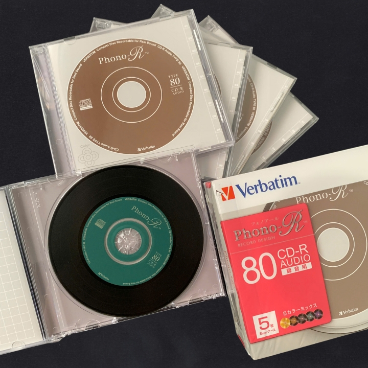 Combo 2 CD trắng VERBATIM - Phôi CD-R ghi nhạc 700MB + Vỏ Phono ...