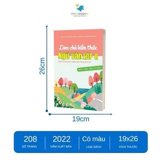 Sách - Combo Trọn bộ làm chủ kiến thức Toán - Ngữ văn lớp 8 - Tài liệu ôn thi hiệu quả