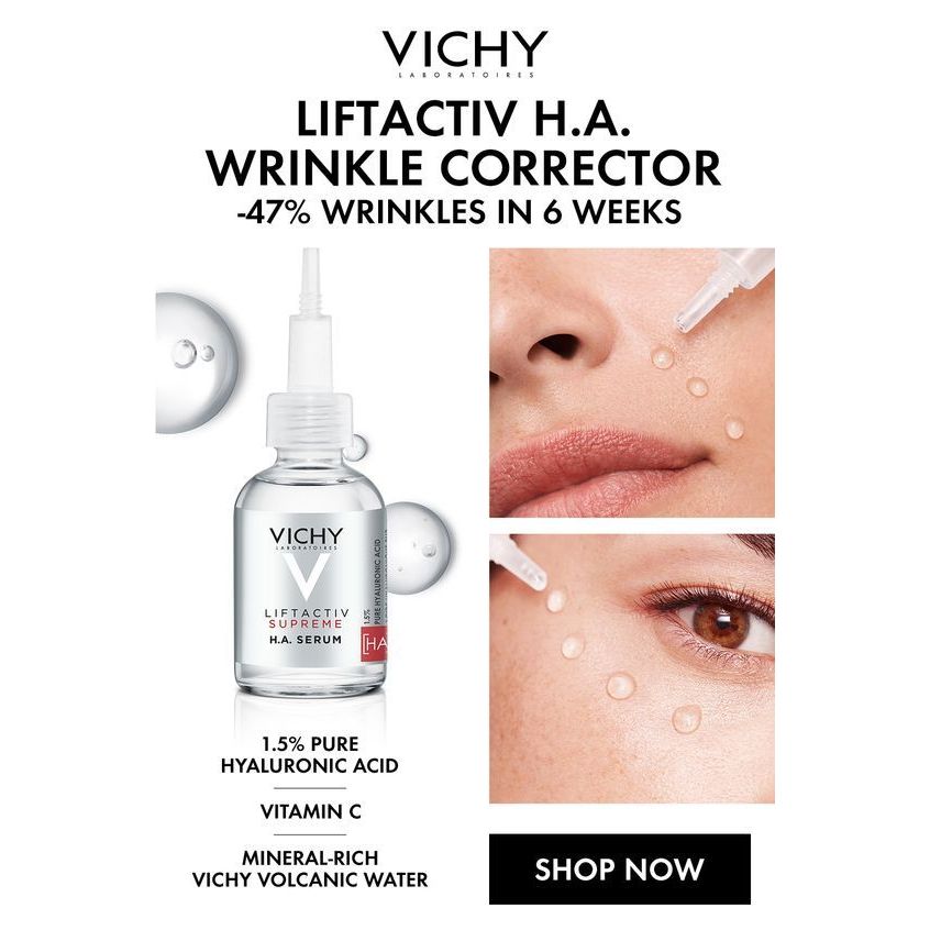Serum mờ nếp nhăn Vichy 30ml/Laboratoires Liftactiv Supreme H.A. Wrinkle Corrector/Serum cấp ẩm