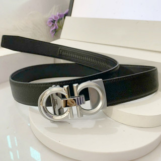 Thắt lưng nam dây nịt khoá gạt tự động cao cấp chữ a trẻ trung sang trọng bản dây 3,5cm thatlungvidanamnu