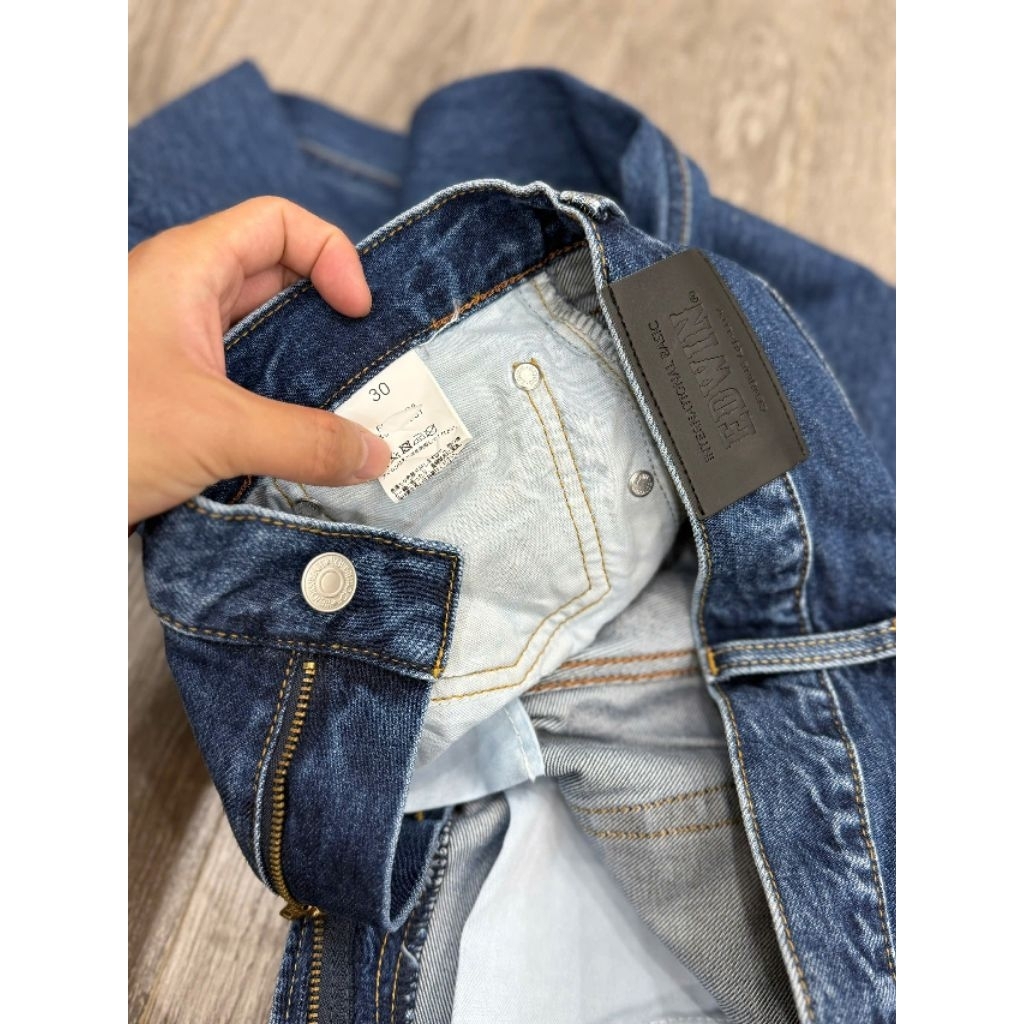 (BomoHouse) Quần jean nam ống đứng Edwjn* 2025 bigsize -dư xịn.