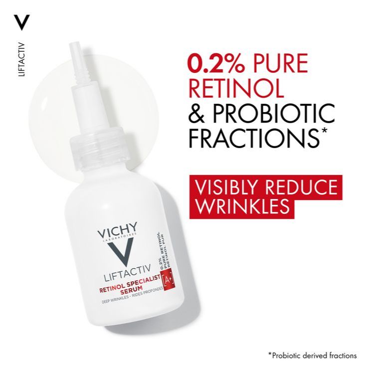 Tinh Chất Vichy 30ml/Liftactive Pure Retinol Serum Deep Wrinkles NIGHT Face Serum