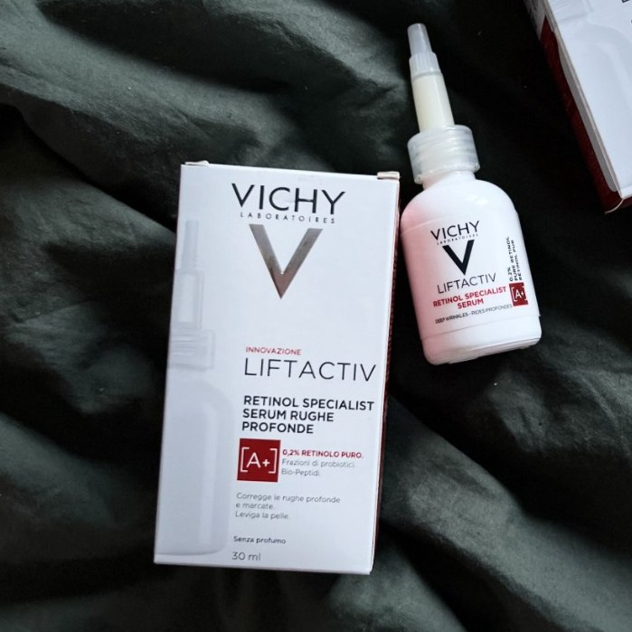 Tinh Chất Vichy 30ml/Liftactive Pure Retinol Serum Deep Wrinkles NIGHT Face Serum