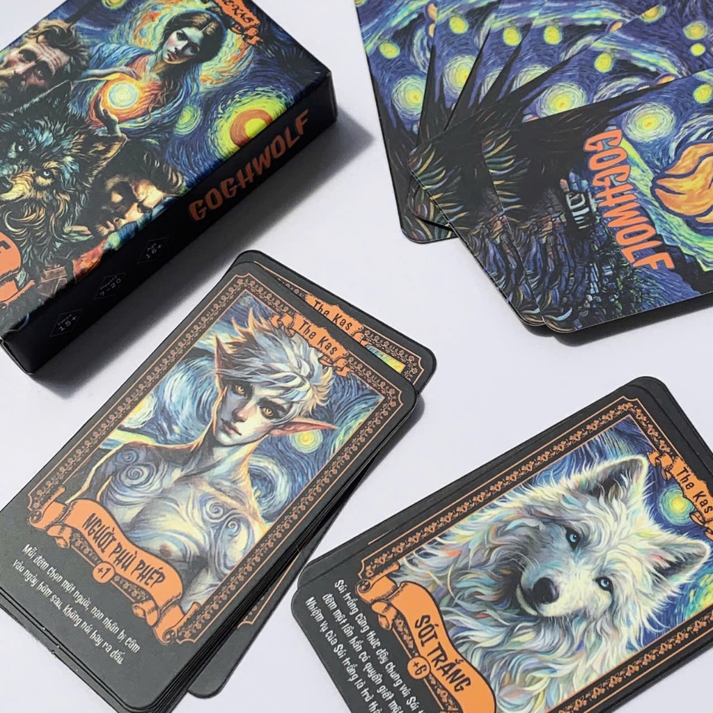 Bộ Bài Ma sói GoghWolf 21 Lá Bài - Khi BoardGame Và Nghệ Thuật Giao Thoa