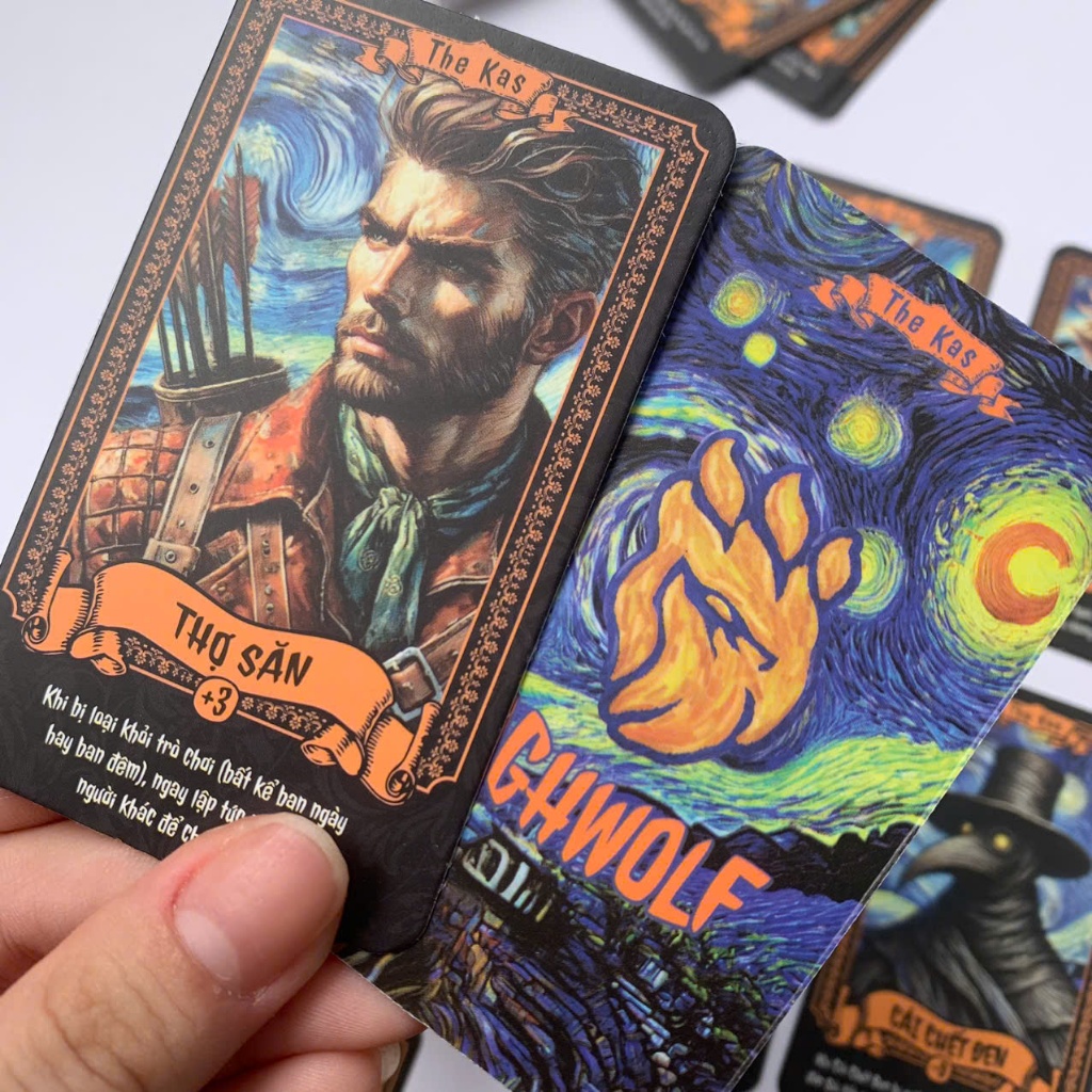 Bộ Bài Ma sói GoghWolf 21 Lá Bài - Khi BoardGame Và Nghệ Thuật Giao Thoa