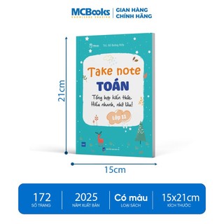 Sách- Tham khảo lớp 11-  Combo Take note Toán, Văn, Anh - Tổng hợp kiến thức hiểu nhanh nhớ lâu