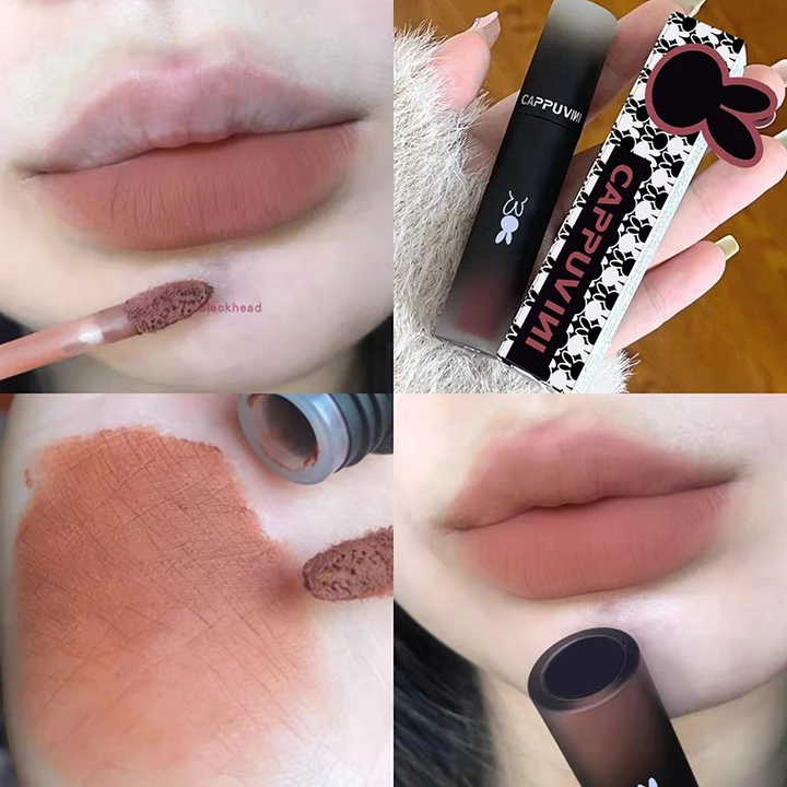 Son Bùn Lì Cappuvini Thỏ Đen Lâu Trôi