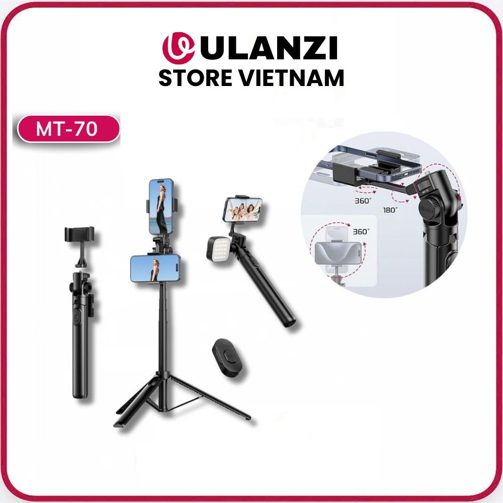 Tripod Ulanzi MT-70 kiêm gậy selfie