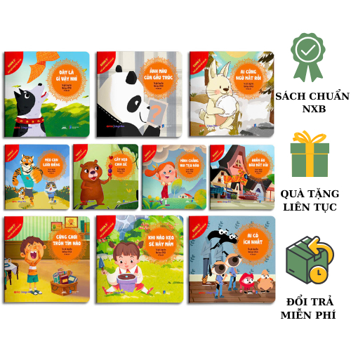Sách - Combo 10 Cuốn Thế Giới Diệu Kỳ Của Bé - Ehon Cho Bé Từ 2 Tuổi