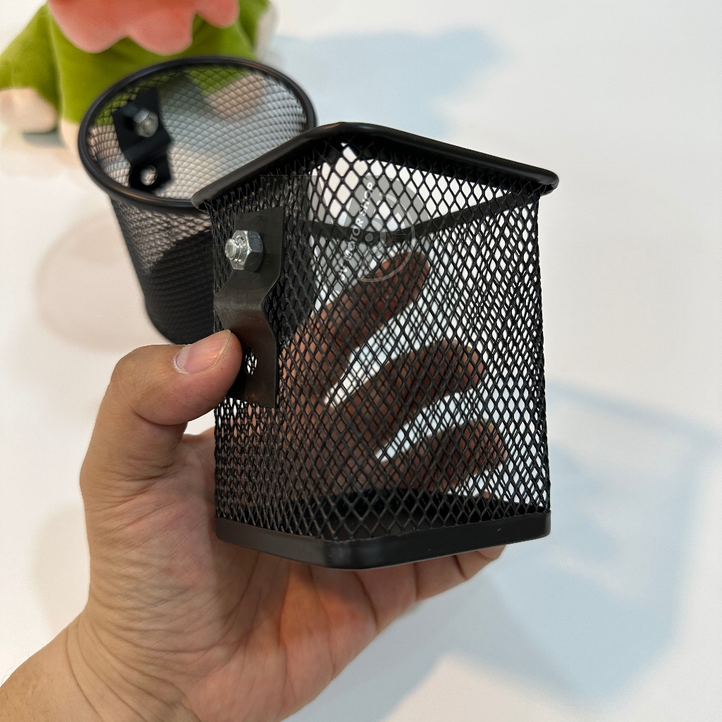 Rổ Mini treo xe – thiết kế Vuông hoặc Tròn, tiện lợi đựng đồ - phù hợp mọi dòng xe.