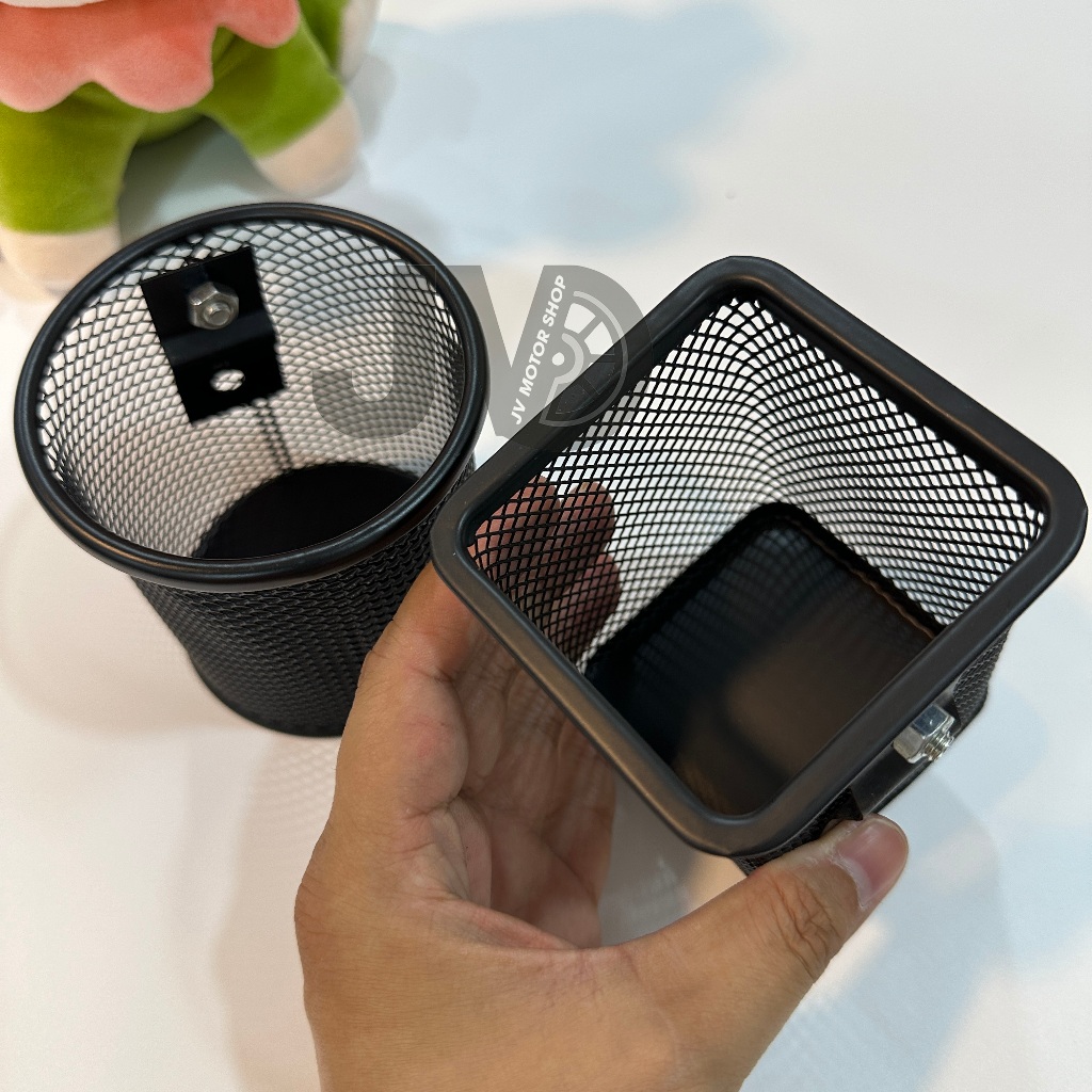 Rổ Mini treo xe – thiết kế Vuông hoặc Tròn, tiện lợi đựng đồ - phù hợp mọi dòng xe.