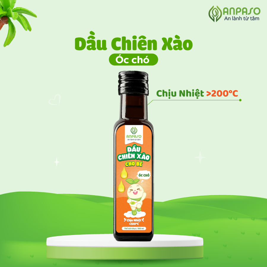 dầu chiên xào cho bé ANPASO 100ml