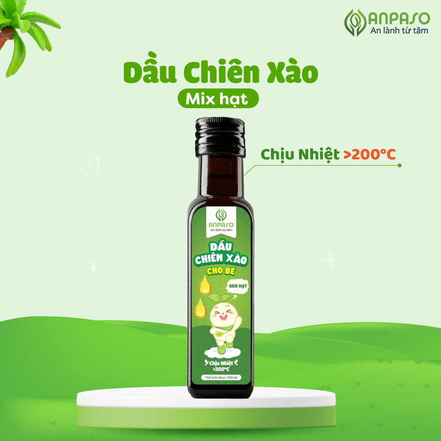 dầu chiên xào cho bé ANPASO 100ml