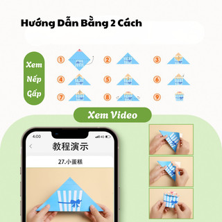 Bộ 5 Quyển Sách Gấp Giấy Origami Với 150 Mẫu Gấp Đa Dạng Chủ Đề Con Vật, Giao Thông Giúp Bé Phát Triển Trí Tuệ