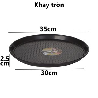Khay tròn, vuông Hàn Quốc nhựa VIỆT NHẬT - Chống trượt, đựng đồ, phục vụ bưng thức ăn - MS: 5654/ 5655