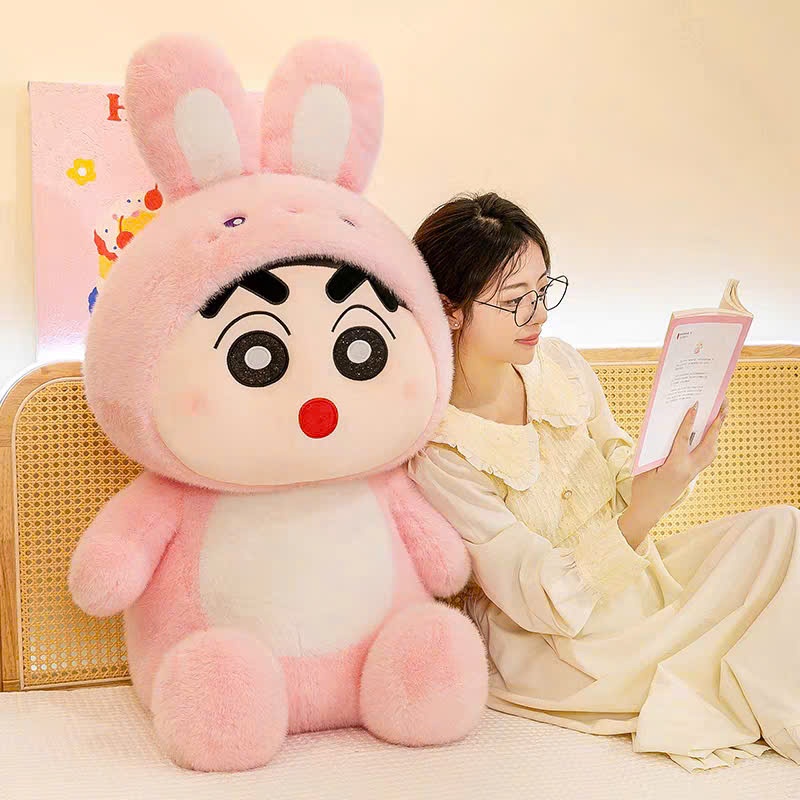 Thú Nhồi Bông Shin Cosplay Gấu Bông Thỏ, Gấu Lotso, Khủng Long, Ong Mềm Mại Dễ Thương Cho Bé