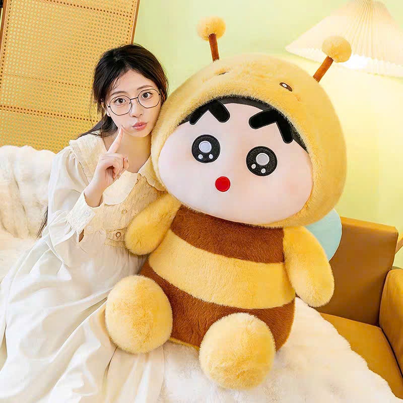 Thú Nhồi Bông Shin Cosplay Gấu Bông Thỏ, Gấu Lotso, Khủng Long, Ong Mềm Mại Dễ Thương Cho Bé