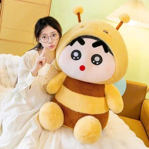 Gấu Bông Shin Bút Chì Cosplay Ong Vàng – Thú Nhồi Bông Hoạt Hình Dễ Thương
