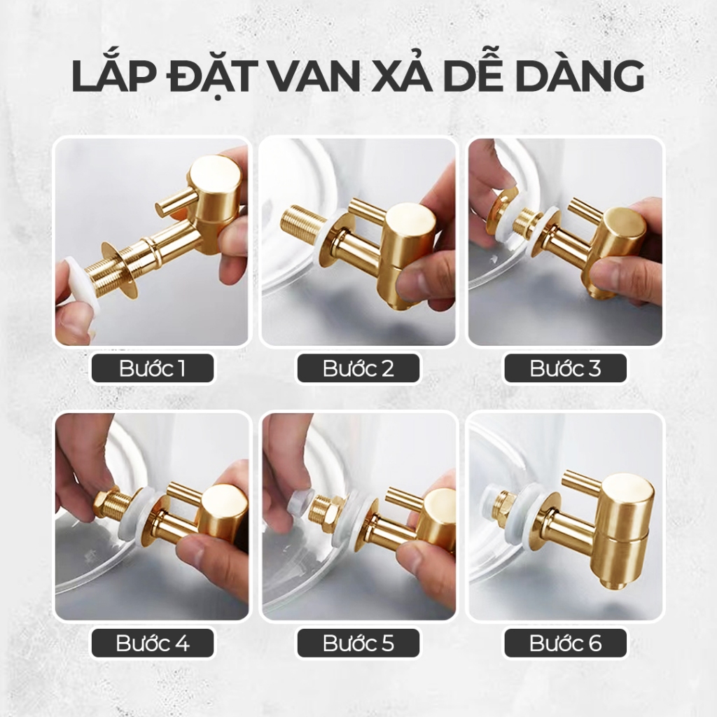|TẶNG KỆ GỖ| Bình Nước Thủy Tinh Chịu Nhiệt - Dung Tích 5L,8L,11L, Vòi Inox 304, Nắp Tre Đệm Silicon