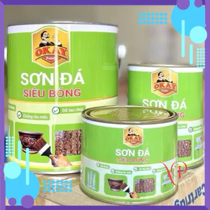 SƠN ĐÁ SIÊU BÓNG OKAY {400g-800g}-Sơn Bảo Vệ Đá, Bóng Trong Bề Mặt-Độ phủ cao cho ghế đá, bếp, gạch