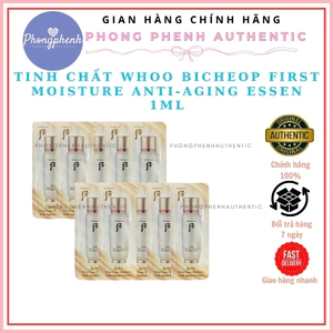 TINH CHẤT DƯỠNG KHỞI ĐẦU WHOO BICHUP FIRST MOISTURE ANTI-AGING ESSENCE 1ML - PHỒNG PHỀNH