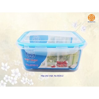 Bộ 3 Hộp Nhựa Đựng Và Bảo Quản Thực Phẩm Nhựa Việt Nhật Cao Cấp quay được lò vi sóng - MS: 6535