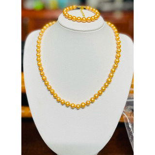 Chuỗi vòng cổ ngọc trai nước ngọt thật tự nhiên dài vc:45,vt:16cm. MS:478 VH
